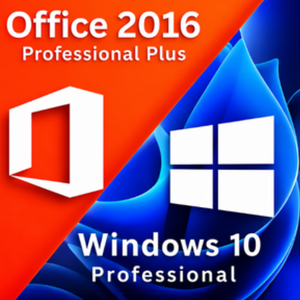 Windows 10 Pro + Office 2016 Pro Plus