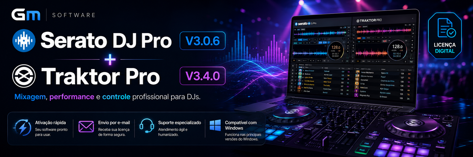 Serato DJ Pro v3.0.6 + Traktor Pro v3.4.0
